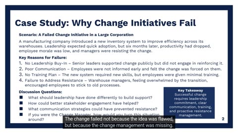 Mastering Change Management (Part 5): Lead Change That Actually Sticks | High Impact Academy