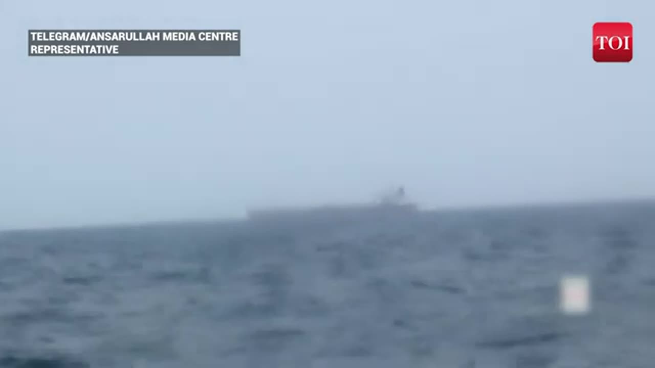 Two sailors are killed in a fiery Houthi attack on a ship that is headed to Israel after it sinks.
