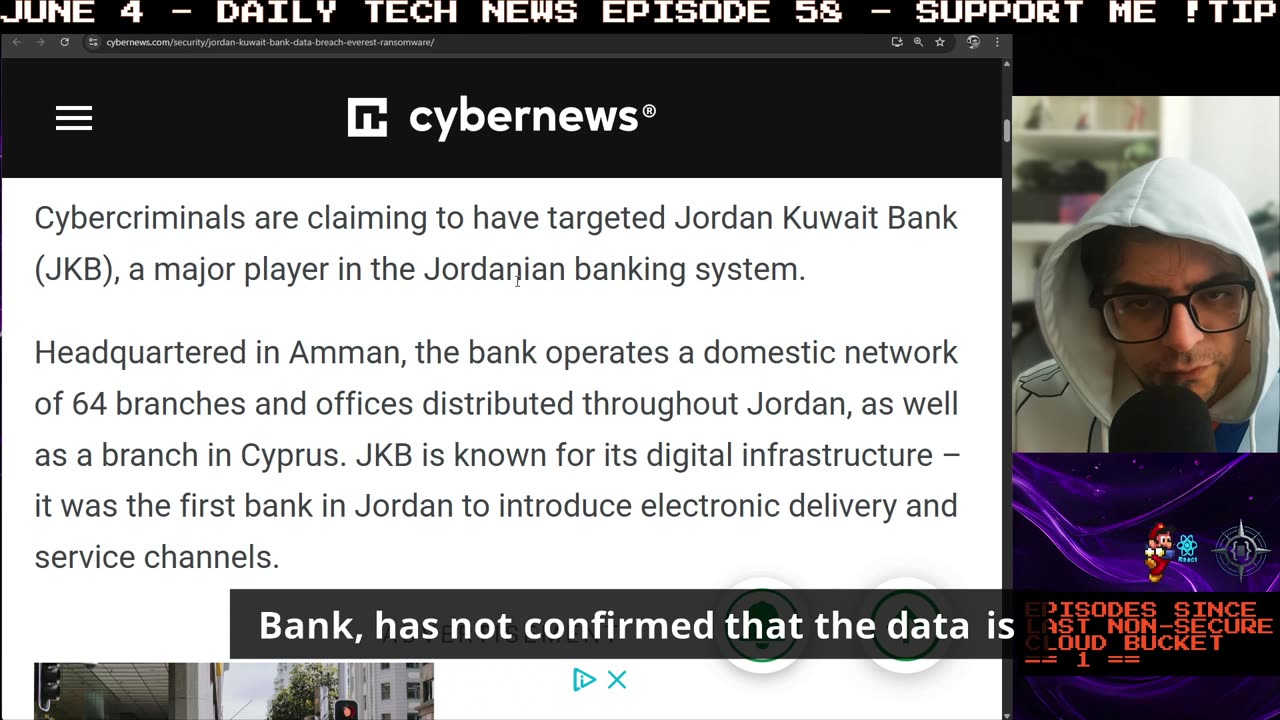 jordan kuwait bank had 11 7 gigs of internal data leaked