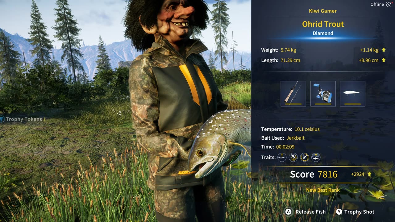 Diamond Ohrid Trout Call of the Wild The Angler Golden Ridge Reserve