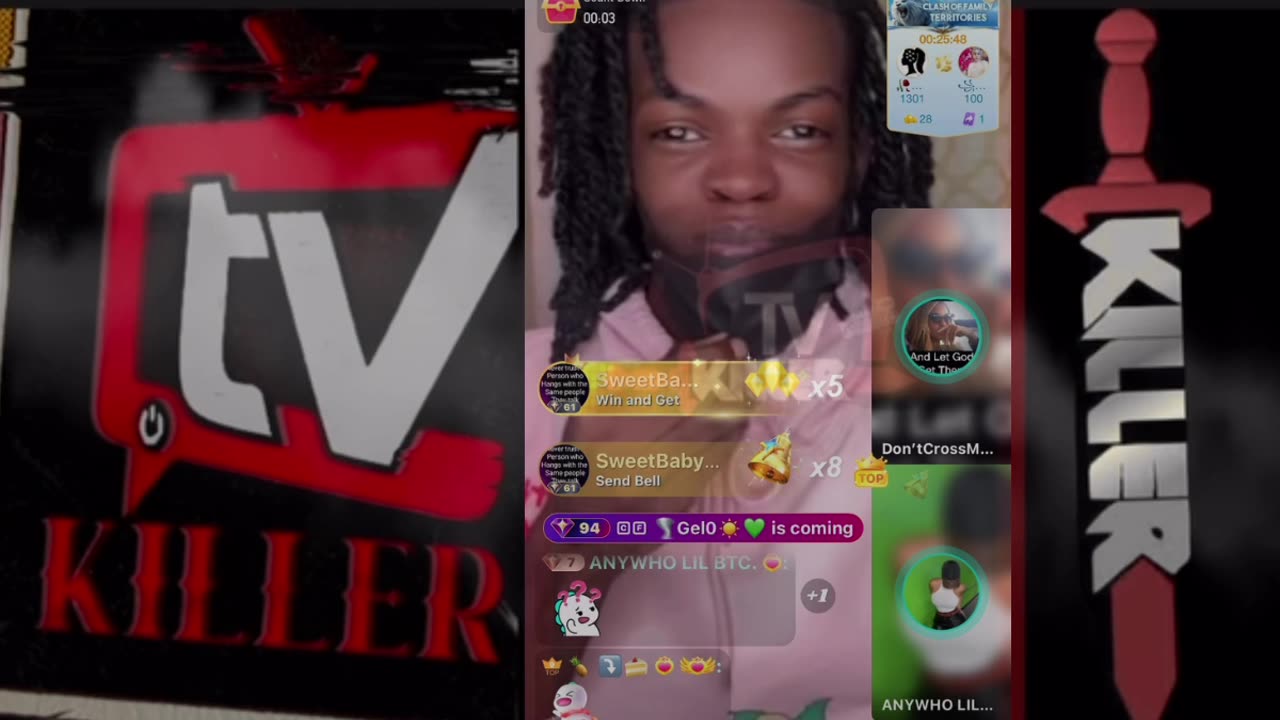 KREAM VS MS TERESA IN TIARA LIVE