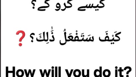 Learn Daily English Sentences with Urdu Translation