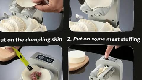 An electric dumpling maker