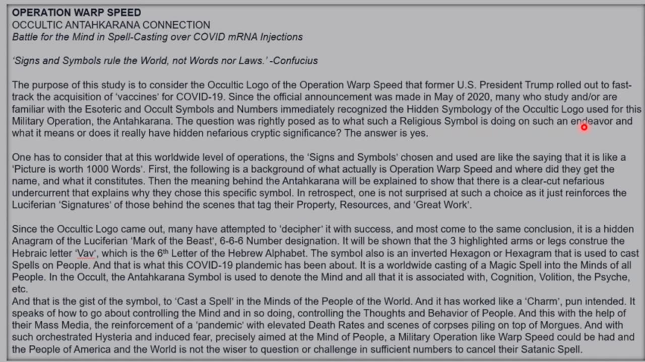 🤔 Operation Warp Speed