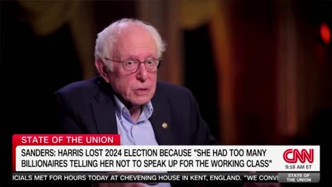 Bernie Sanders Blames Billionaires for Kamala Harris Defeat: 'Heavily Influenced by Wealthy People'