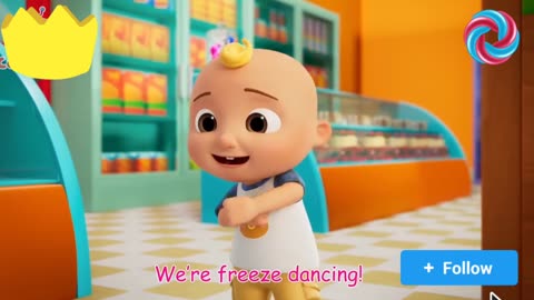 Grocery Store Freeze Dance Song! | Let's Move with Nursery Rhymes & Kids Songs