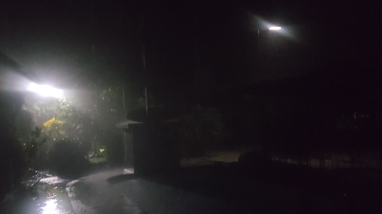 First proper storm of the rainy season