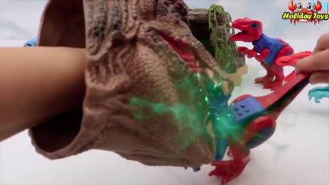 Five Dino Heads were Buried in Blue Sand in the Middle of the Island