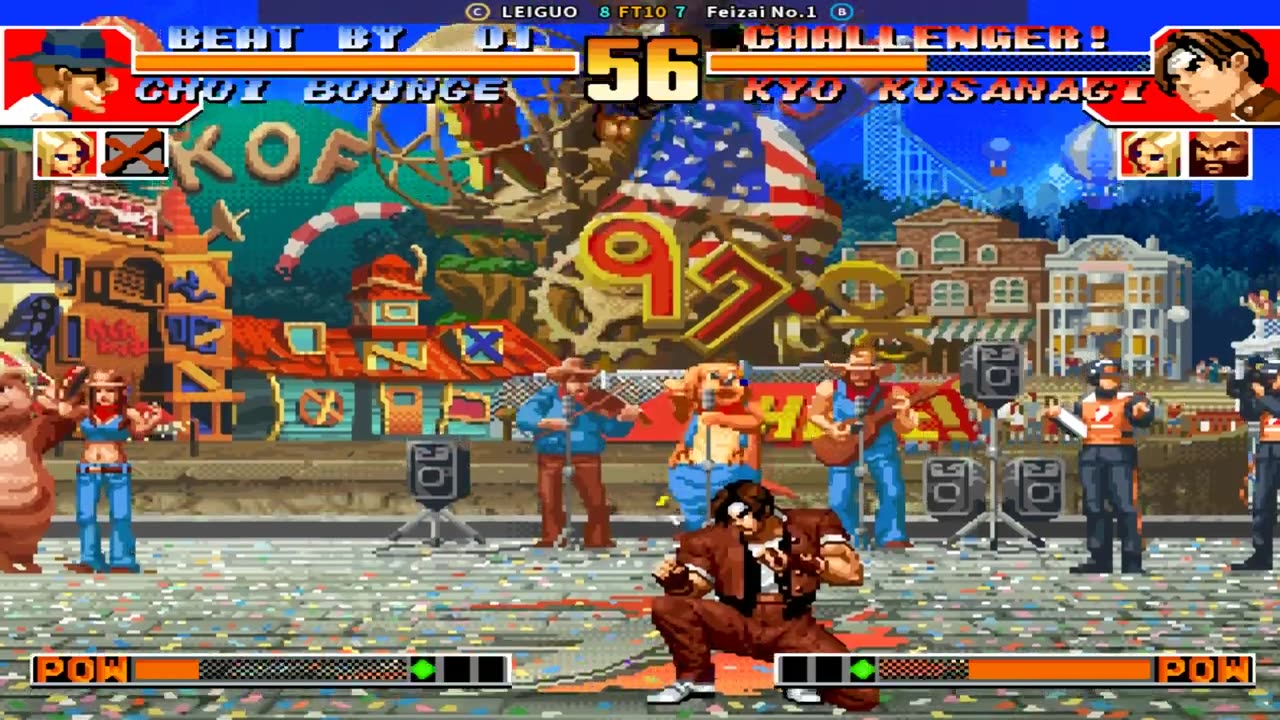 KOF 97 - 𝐋𝐄𝐈𝐆𝐔𝐎 VS 𝐅𝐞𝐢𝐳𝐚𝐢 𝐍𝐨.𝟏 FT10