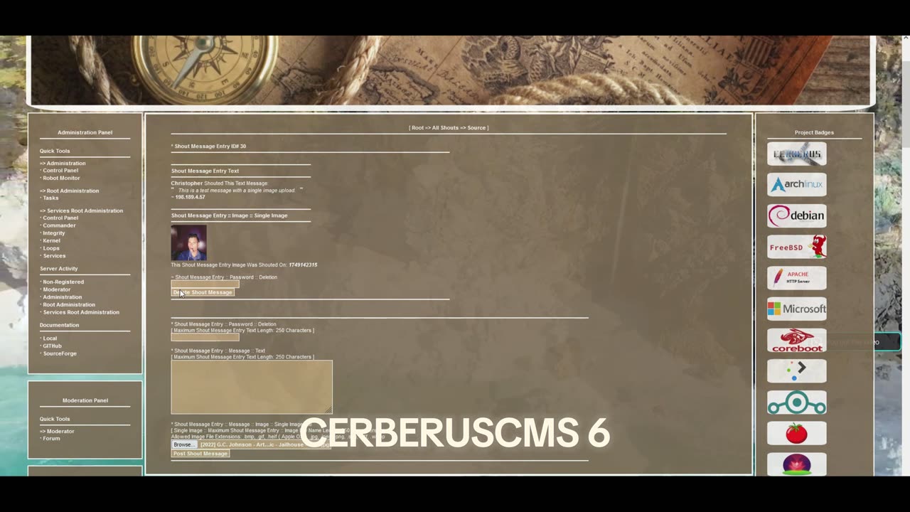 [2025-06-03] CerberusCMS - 6 - SVD - Application - Shout Messages - Video File Part - 02 OF 04