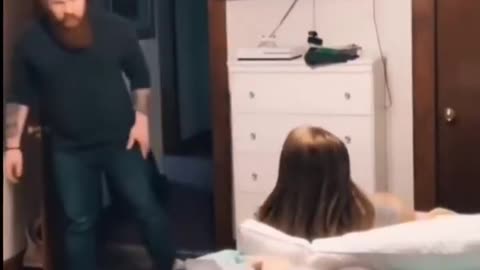 This video of a father smashing his daughters TV is going viral