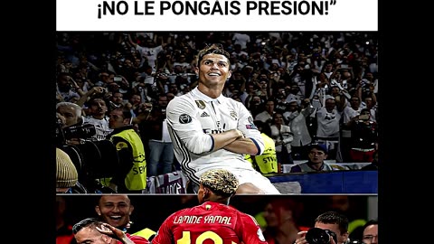CRISTIANO RONALDO DEFIENDE A LAMINE YAMAL: "¡DEJADLE CRECER TRANQUILO!"