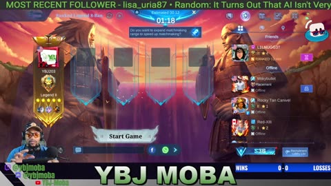 Quick stream of MLBB. LFG ✅ NA|ENG|CHILL