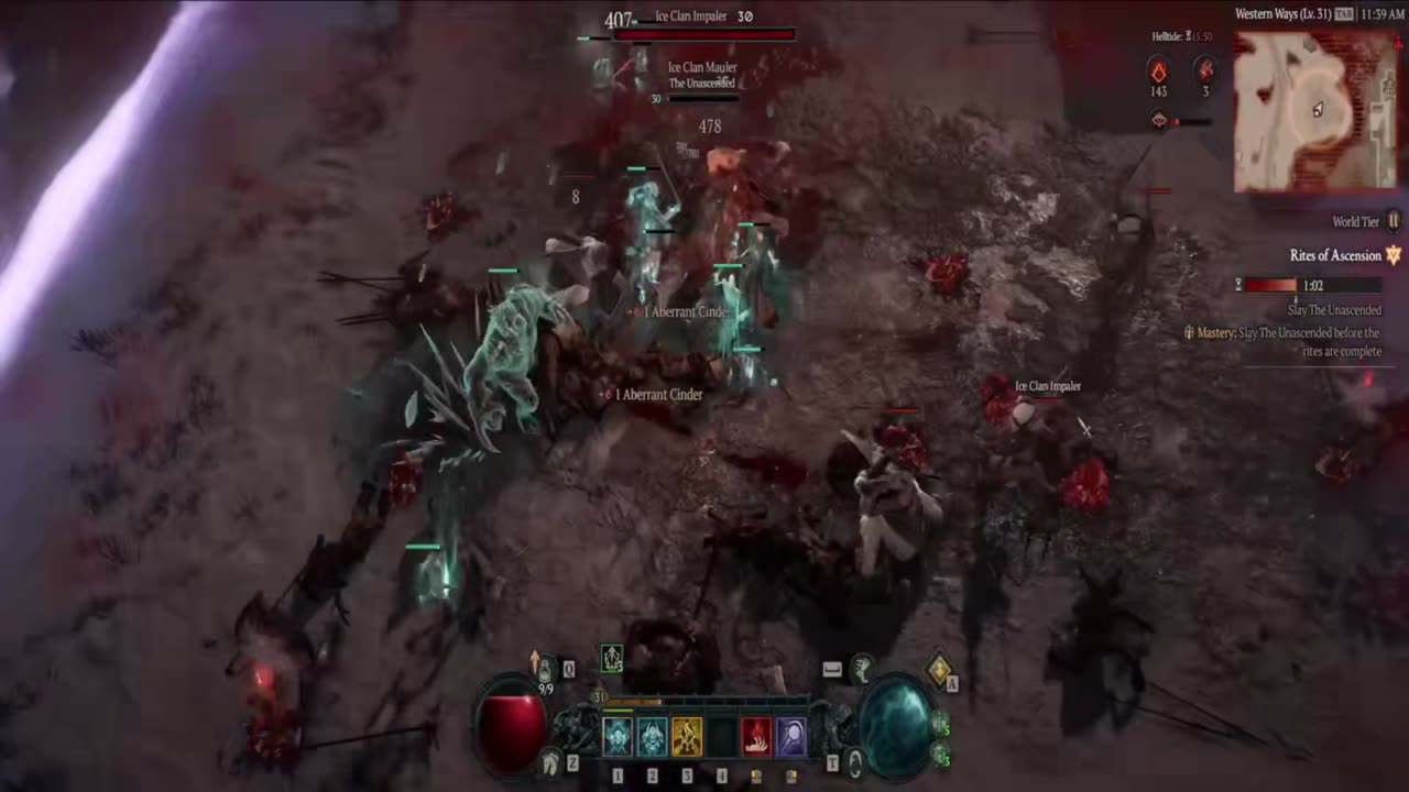 Diablo 4 -Necromancer Gameplay