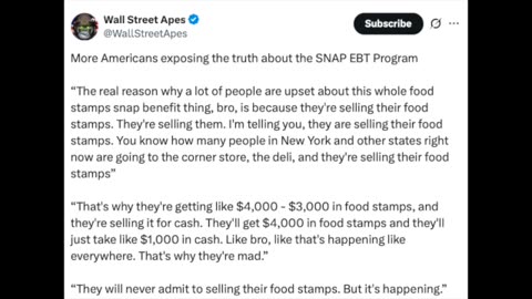 The Thing With SNAP EBT Program