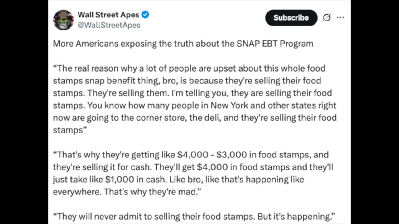 The Thing With SNAP EBT Program