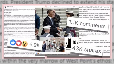 Was A 'Silent Revolt' Reason President Donald Trump Did Not Shake The Hand Of Every West Point Cadet