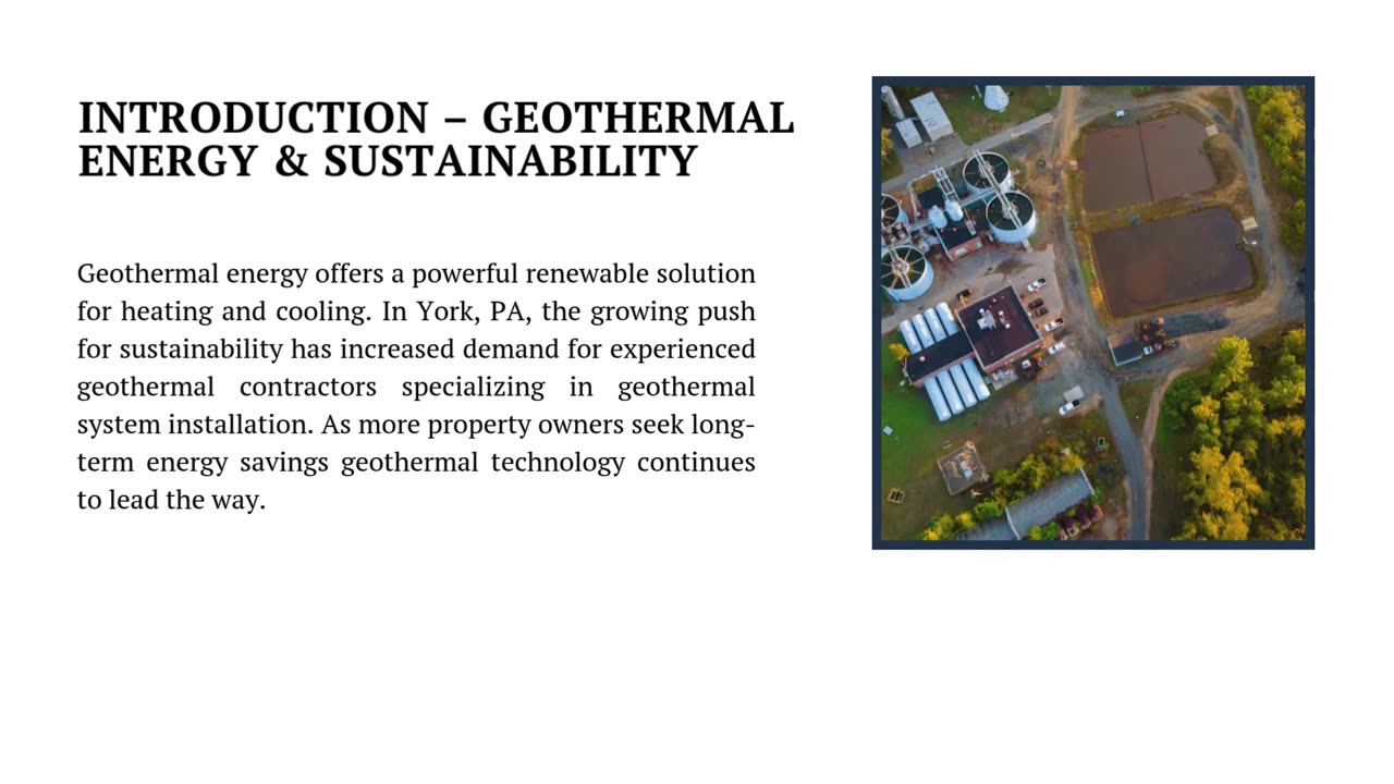 How Geothermal Contractors in York, PA Are Powering a Sustainable Future