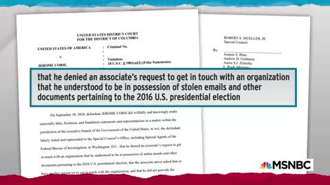 Link Trump Campaign Dots To Wikileaks | Rachel Maddow | MSNBC