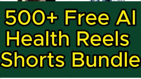 500+ AI Health Free Reels for Facebook, Instagram #Reels #Shorts
