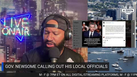 The Arrington Gavin Show "GAVIN NEWSOME CALLS OUT LOCAL OFFICIALS"