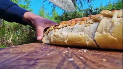 Relaxing Cooking in Nature, The PERFECT Sandwich Part 3