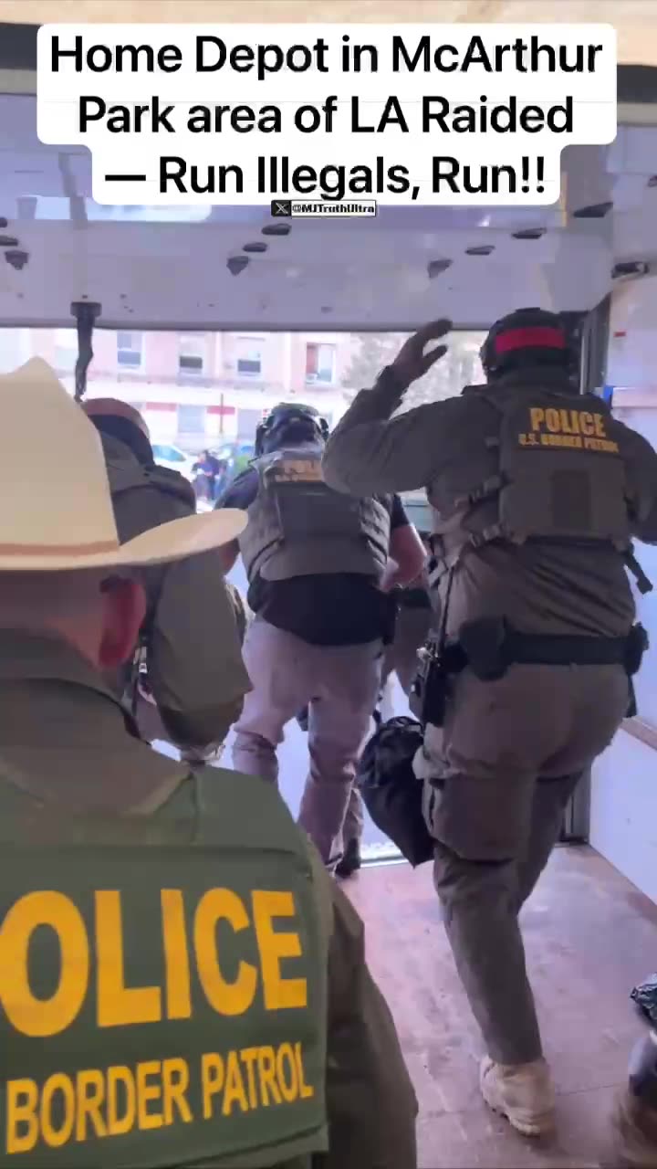 DHS made a surprise visit to a Home Depot in LA