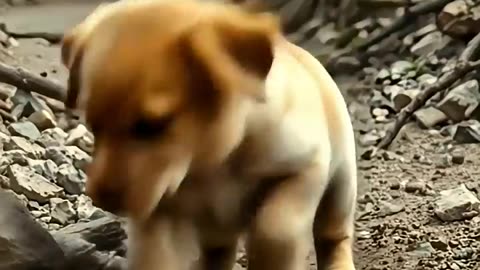 Billionaire gets trapped in a landslide, Brave Puppy Comes to Rescue