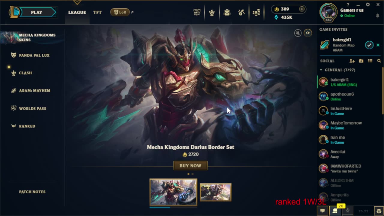 back to league ranked grind . - #rumbletakeover.