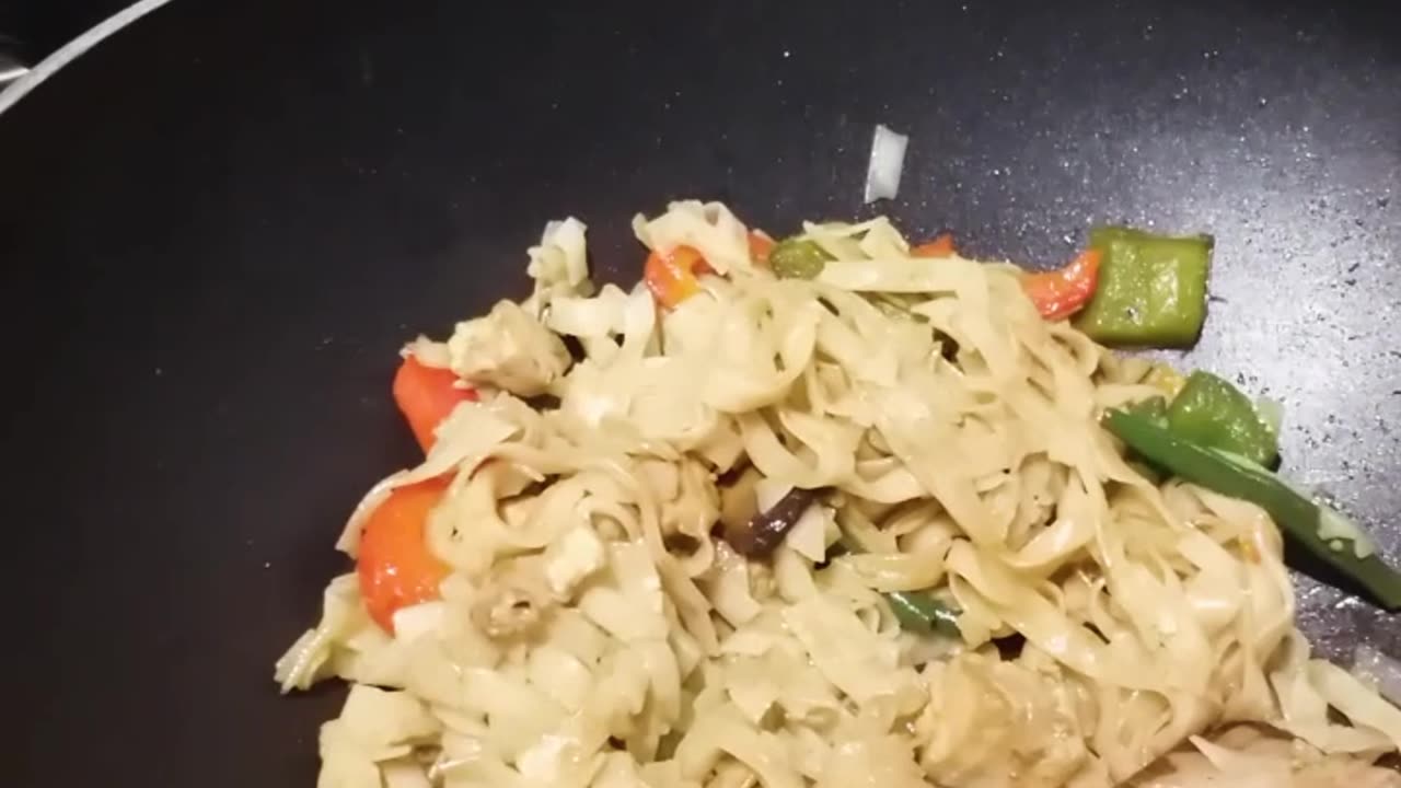 random tagliatelle meal