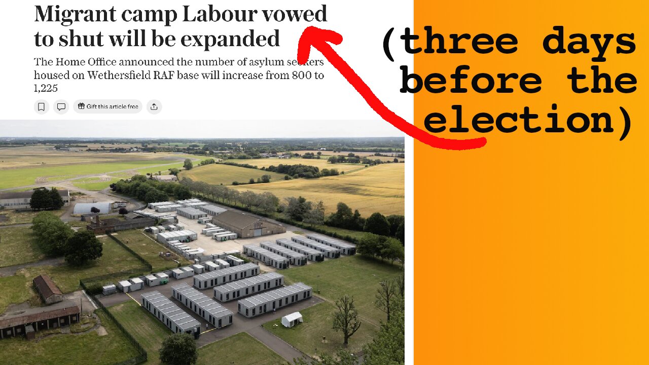 Starmer’s Lies About Wethersfield Migrant Camp