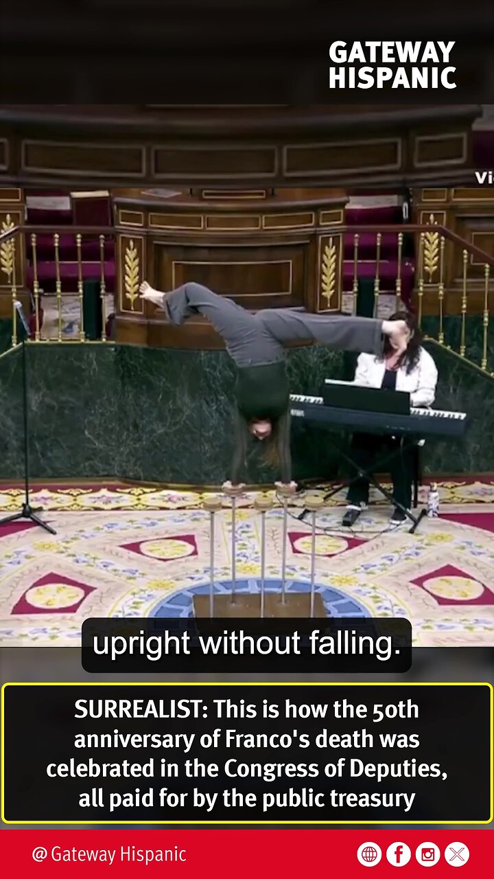 SURREALIST: This is how they celebrate the anniversary of Francos death in the Spanish Congress