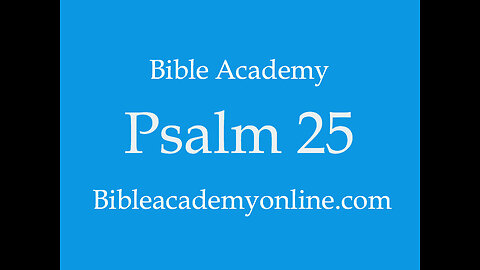 Psalm 25