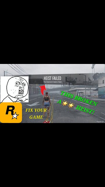 Rockstar, PLEASE FIX THE CASINO HEIST! OMG 😡