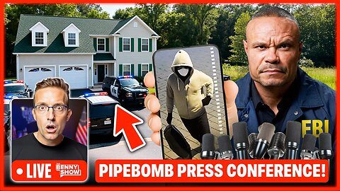 🚨FBI January 6th Pipe Bomber ARREST LIVE Right Now | Press Conference, Unmasking Left-Wing Identity