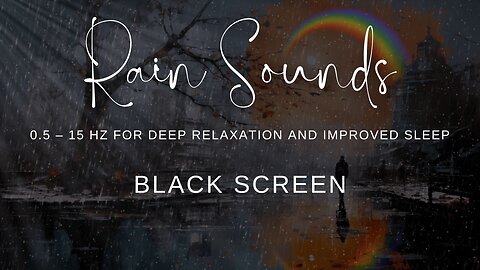 0.5 – 15 Hz Binaural Beats | Deep Sleep & Relaxation Music (Black Screen)