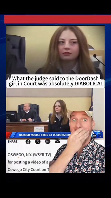 Judge’s words stun DoorDash driver in court #DoorDash #courtroom #japd