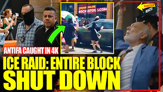 ICE Raids NYC Protest – Entire ANTIFA Block SHUT DOWN