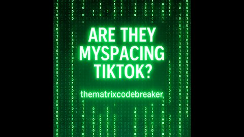 Are they MySpacing tiktok?