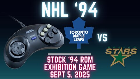 NHL '94: Maple Leafs (Len the Lengend) at Stars (FLAnatic) {Genesis} - Exhibition 170 (OT!)