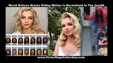 Murder Of Ukrainian Female Refugee Shows World That Blacks Killing Whites Is Normalized In The JewSA