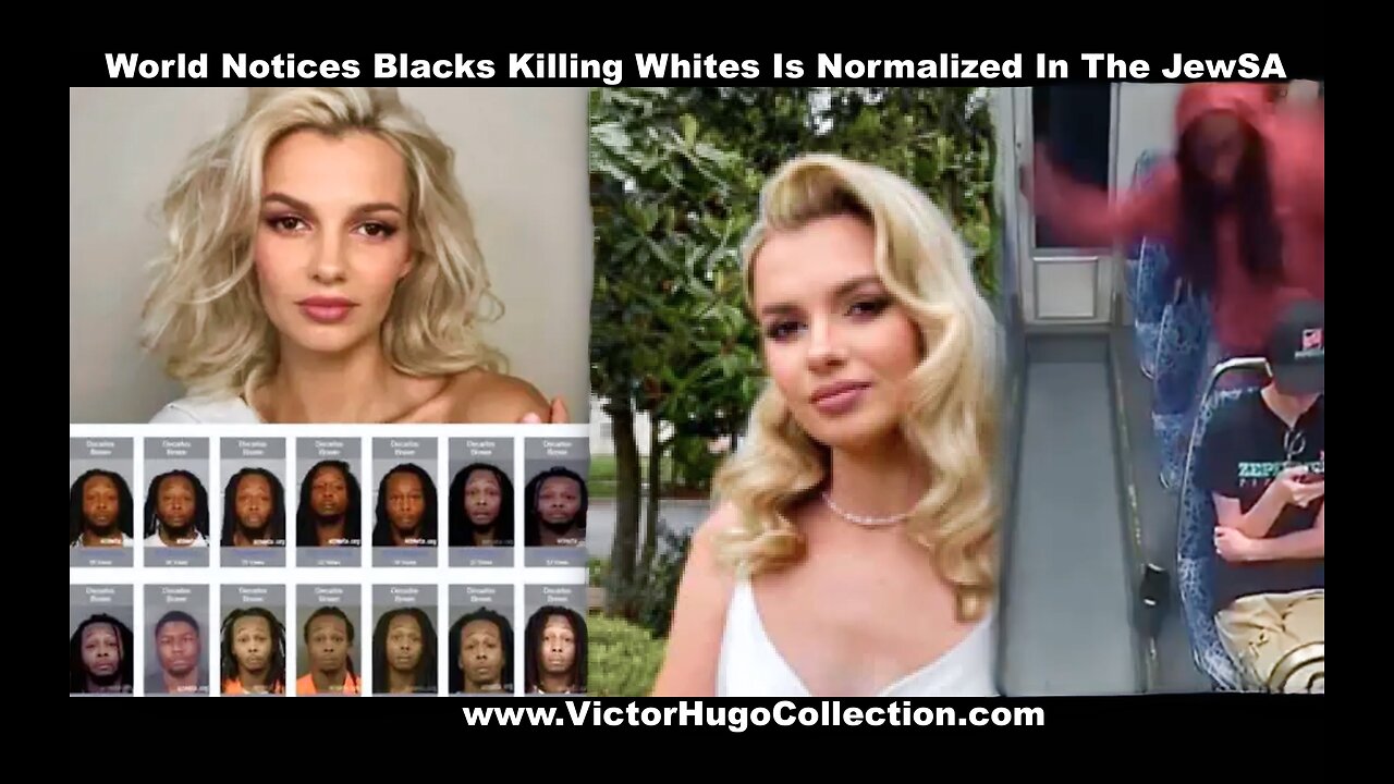 Murder Of Ukrainian Female Refugee Shows World That Blacks Killing Whites Is Normalized In The JewSA