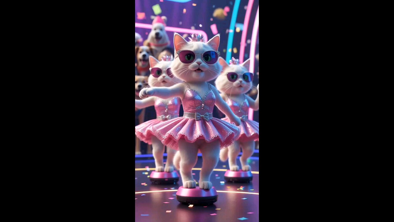 cat dance 🪩🪩