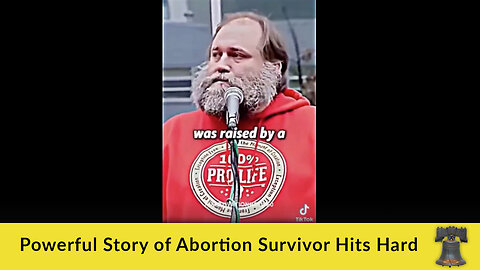 Powerful Story of Abortion Survivor Hits Hard