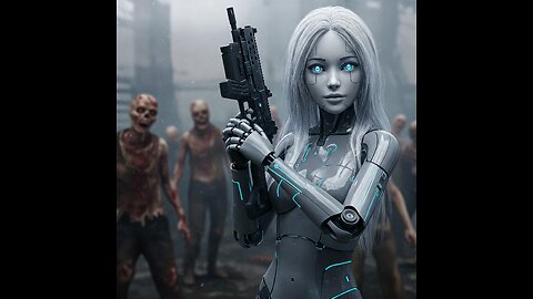 Gemini Cyborg Girl vs Zombie