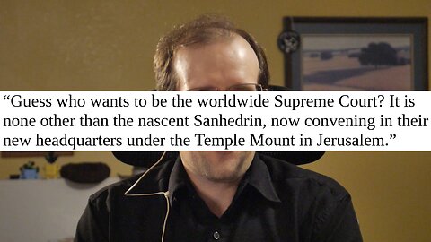 Foundations of Dispensationalism, Part 2, Zionism, History and Implementation, Part 3, Noahide Laws