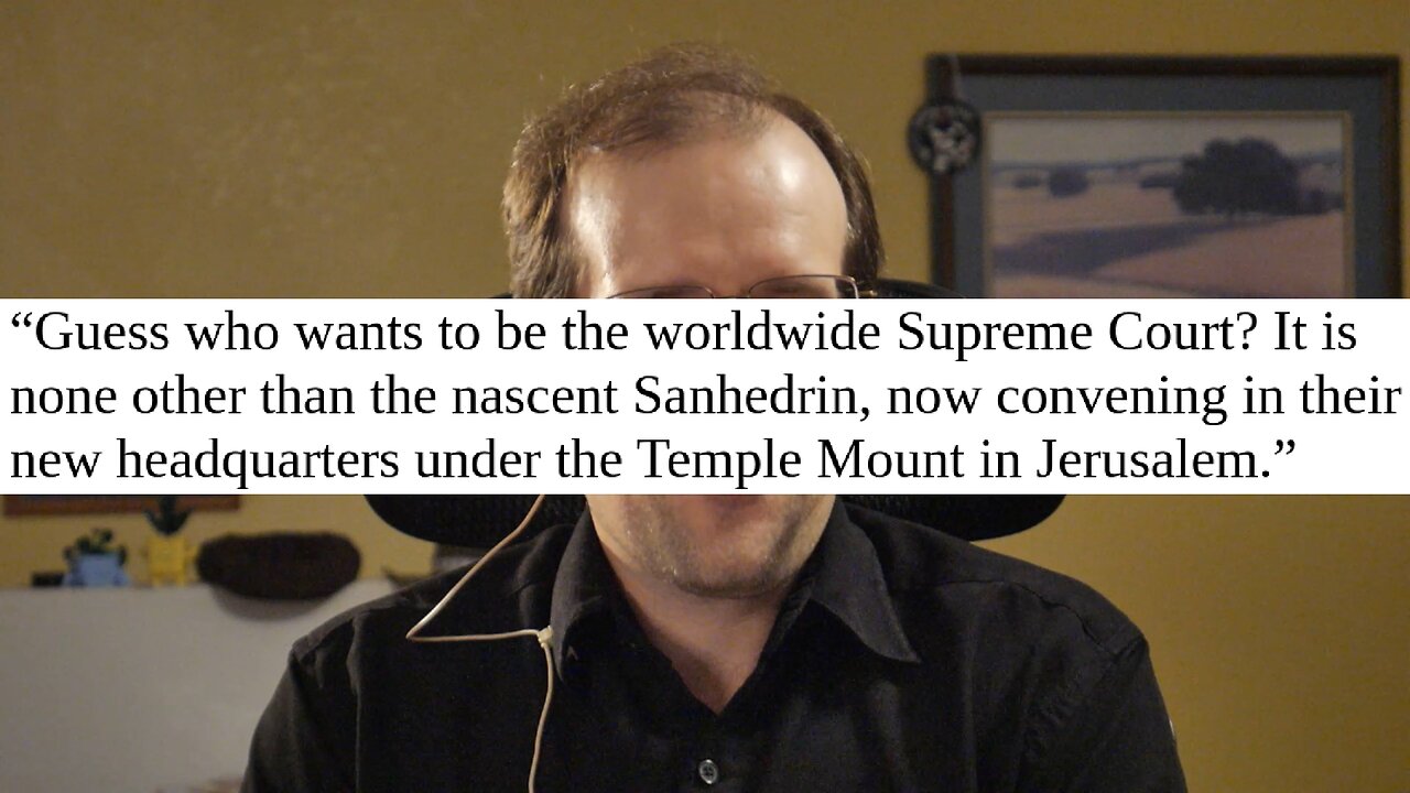 Foundations of Dispensationalism, Part 2, Zionism, History and Implementation, Part 3, Noahide Laws