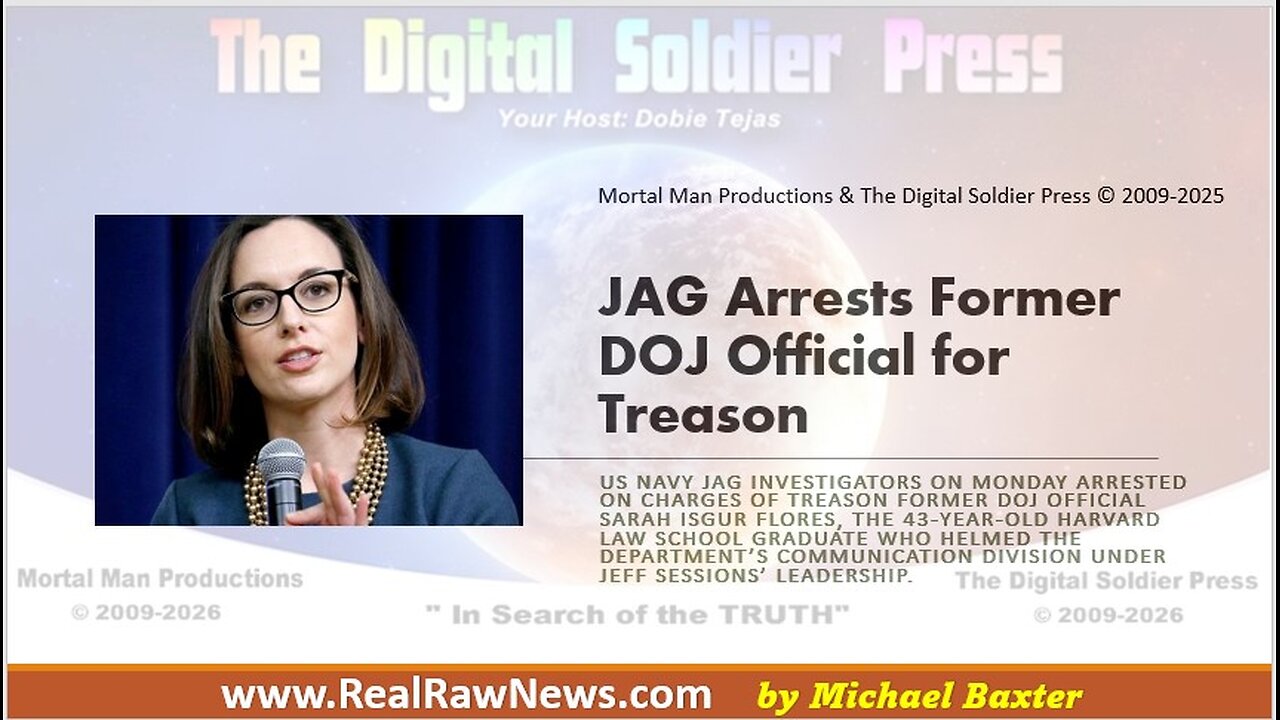 JAG Arrest Former DOJ Official for Treason