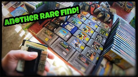 You just don’t see THESE anymore! (Live Video Game Hunting)