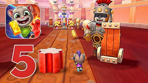 Talking Tom Time Rush - Gameplay Walkthrough Part 5 - Minutes Run (iOS, Android)